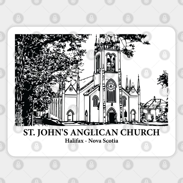 St. John's Anglican Church - Lunenburg NS Magnet by Lakeric